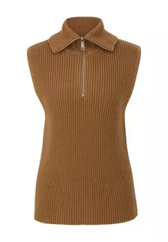 Топ MIT TROYER-KRAGEN s.Oliver, бежевый