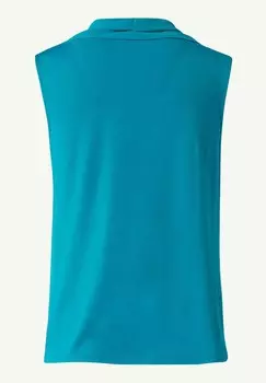 Топ MIT WASSERFALL-AUSSCHNITT comma, бирюзовый
