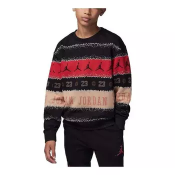 Топ mj holiday флисовый топ для экипажа Air Jordan, черный