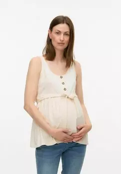 Топ MLEVI LIA MAMALICIOUS, кремовый
