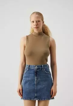 Топ MOCK GAP, цвет dried moss