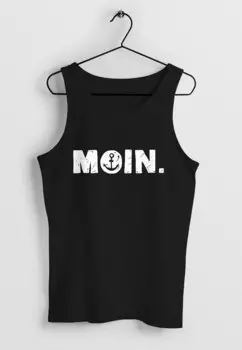 Топ MOIN DIALEKT NORDEN HAMBURG ANKER PRINT MNNER FASHION STREETSTYLE MUSKEL Neverless, черный