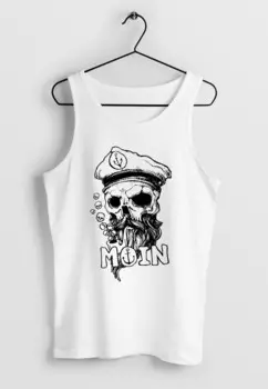 Топ MOIN KAPITN TOTENKOPF ANKER BART HAMBURG MUSKEL Neverless, белый
