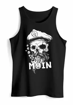 Топ MOIN KAPITN TOTENKOPF ANKER BART HAMBURG MUSKEL Neverless, черный