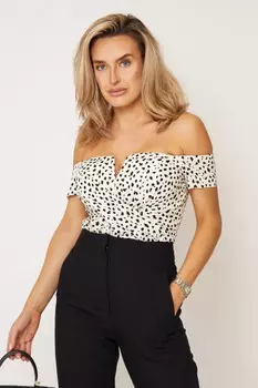 Топ Monica с открытыми плечами Girl In Mind, белый