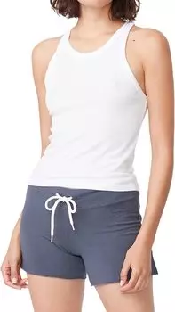 Топ MONROW Rib Narrow Tank, белый