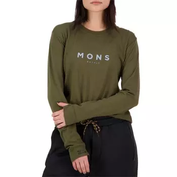 Топ MONS ROYALE Yotei Classic Long-Sleeve, темно-оливковый