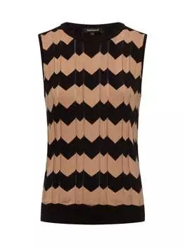 Топ More & More, цвет schwarz taupe