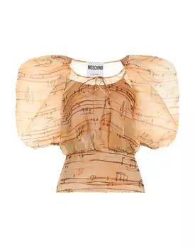 Топ Moschino, песочный