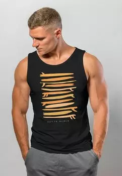 Топ MOTIV FASHION MUSKEL Neverless, цвет schwarz gelb