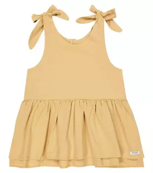 Топ Muisi из хлопка Donsje, бежевый