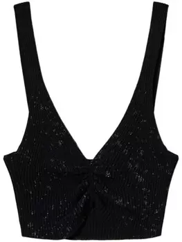 Топ MYFO TWINSET, черный