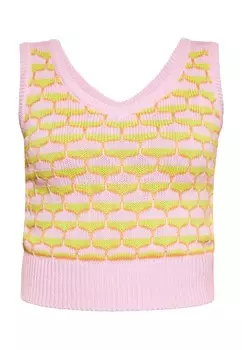 Топ MYMO Knitted Top, темно-розовый