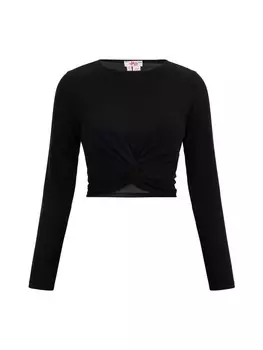 Топ myMo Langarm, черный