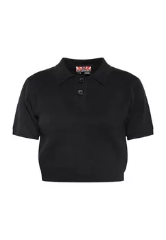 Топ myMo ROCKS, черный