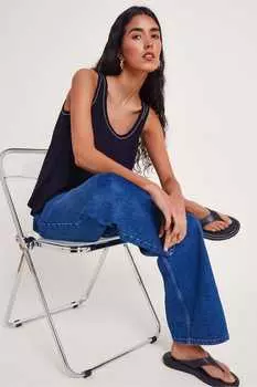 Топ на бретелях Jess из джерси Monsoon, черный