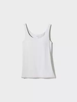 Топ на бретелях с чашечками airism Uniqlo, серый
