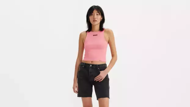 Топ на бретелях Sandoval с графичным рисунком Levi's, цвет Tameless Rose - Red