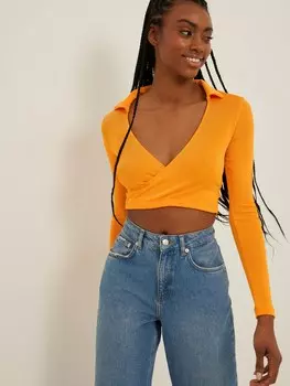 Топ NA-KD, апельсин