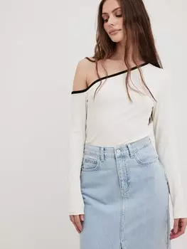 Топ NA-KD, белый