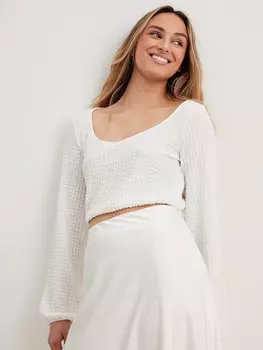 Топ NA-KD, белый