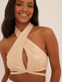 Топ NA-KD, бежевый