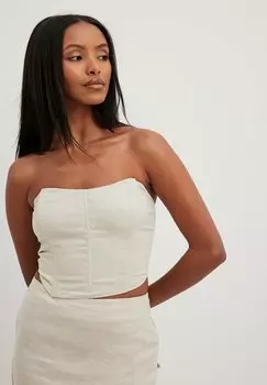 Топ NA-KD, бежевый