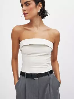 Топ NA-KD, бежевый