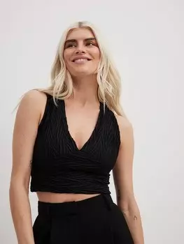 Топ NA-KD, черный