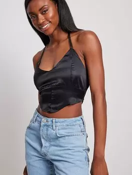 Топ NA-KD, черный