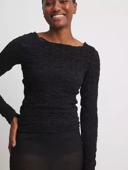 Топ NA-KD, черный