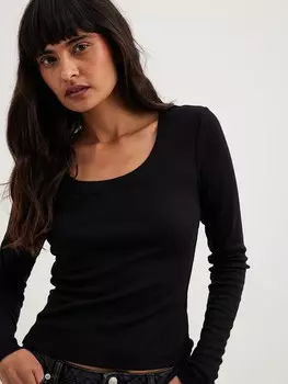 Топ NA-KD, черный