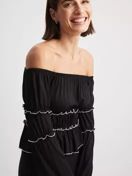 Топ NA-KD, черный