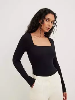 Топ NA-KD, черный