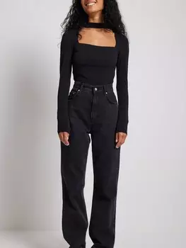 Топ NA-KD, черный