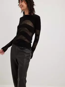 Топ NA-KD, черный