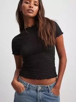 Топ NA-KD, черный