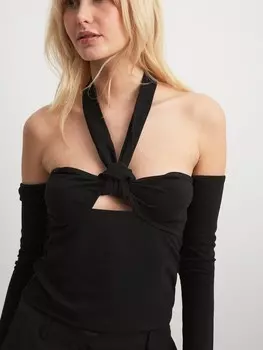 Топ NA-KD, черный