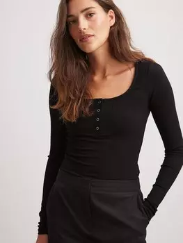 Топ NA-KD, черный