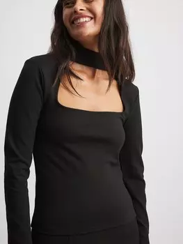 Топ NA-KD, черный