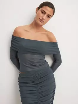 Топ NA-KD, серый