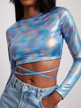 Топ NA-KD, синий