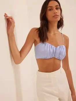 Топ NA-KD, светло-синий