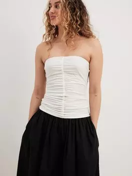 Топ NA-KD Top, белый