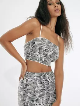 Топ NA-KD Top, черный