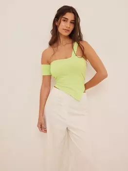 Топ NA-KD Top, зеленый