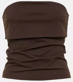 Топ на коленях Entire Studios, коричневый