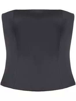Топ на молнии Emporio Armani, черный