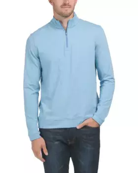 Топ на молнии с микрополосками Cruiser Heather Southern Tide, синий