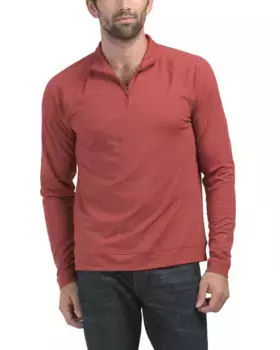 Топ на молнии с принтом Cruiser Southern Tide, цвет Heather Red